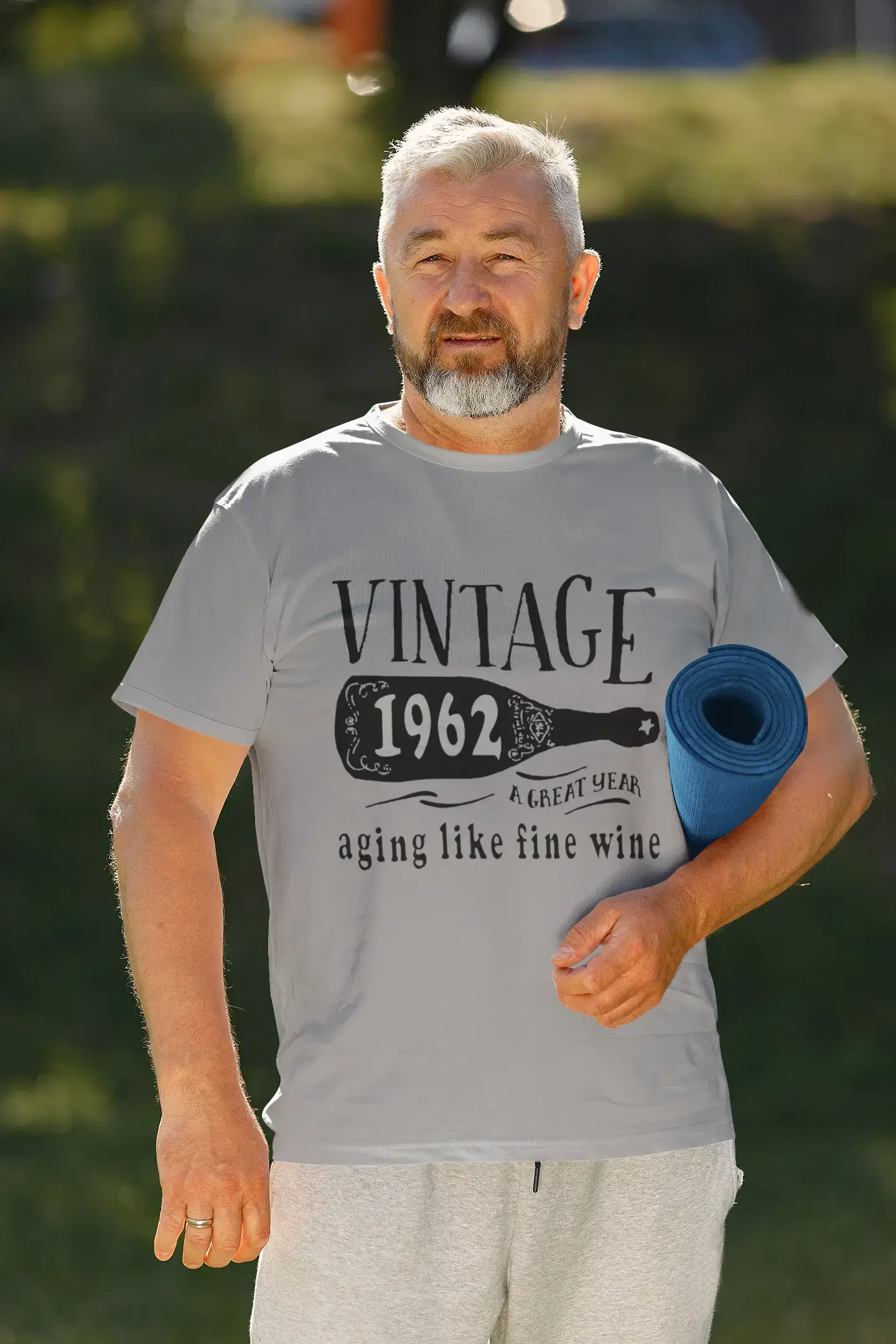 Homme Tee Vintage T Shirt 1962 Aging Like a Fine Wine