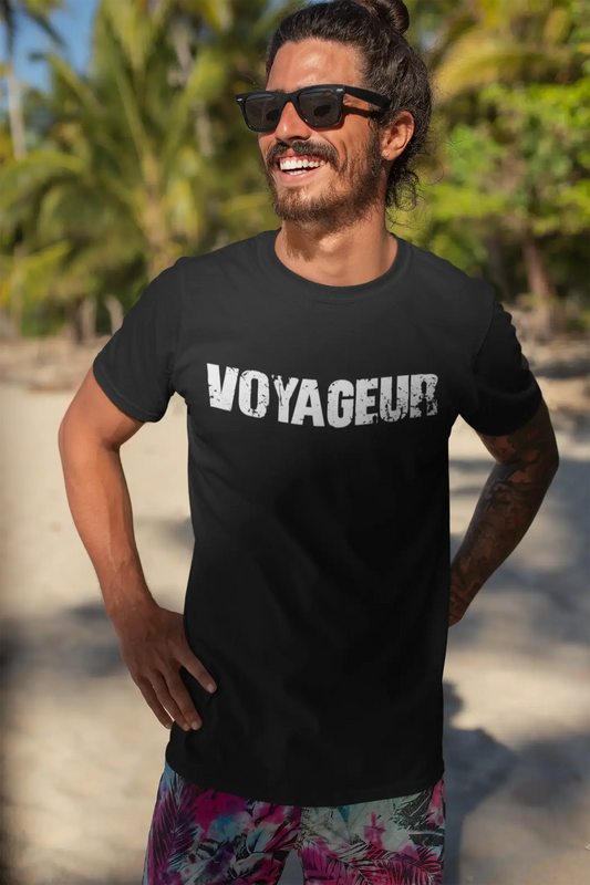 Homme Tee Vintage T Shirt Voyageur