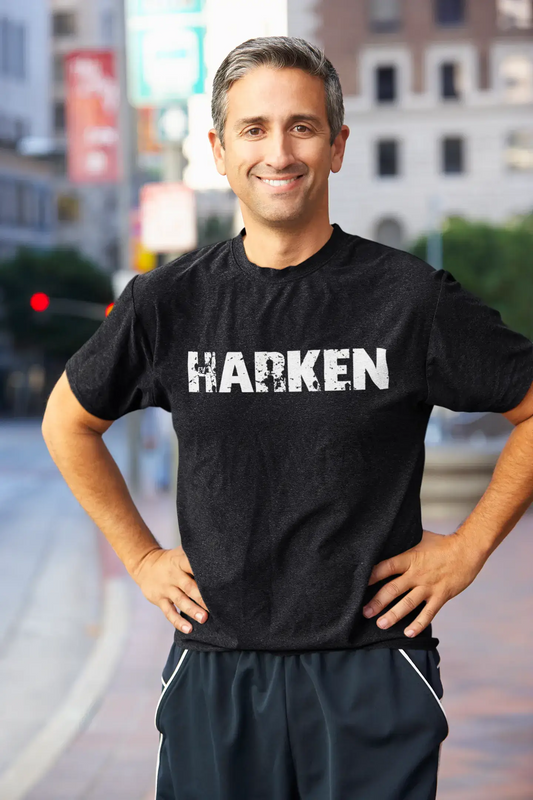 harken Men's Vintage T shirt <span>Noir</span> <span>Anniversaire</span> <span>Cadeau</span> 00554