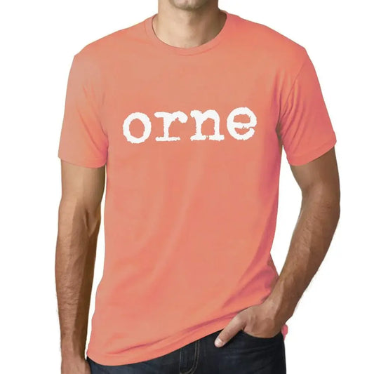 Men's Graphic T-Shirt Orne Eco-Friendly Limited Edition Short Sleeve Tee-Shirt Vintage Birthday Gift Novelty
