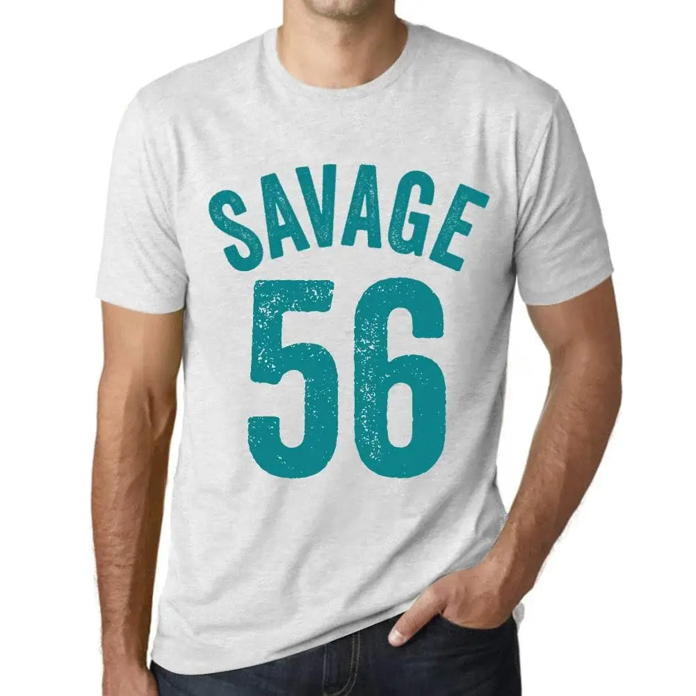 Men's Graphic T-Shirt Savage 56 56th Birthday Anniversary 56 Year Old Gift 1968 Vintage Eco-Friendly Short Sleeve Novelty Tee