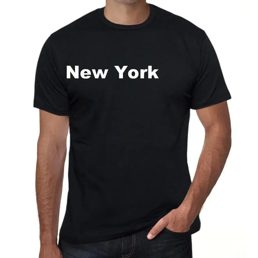 Men's Graphic T-Shirt New York Eco-Friendly Limited Edition Short Sleeve Tee-Shirt Vintage Birthday Gift Novelty