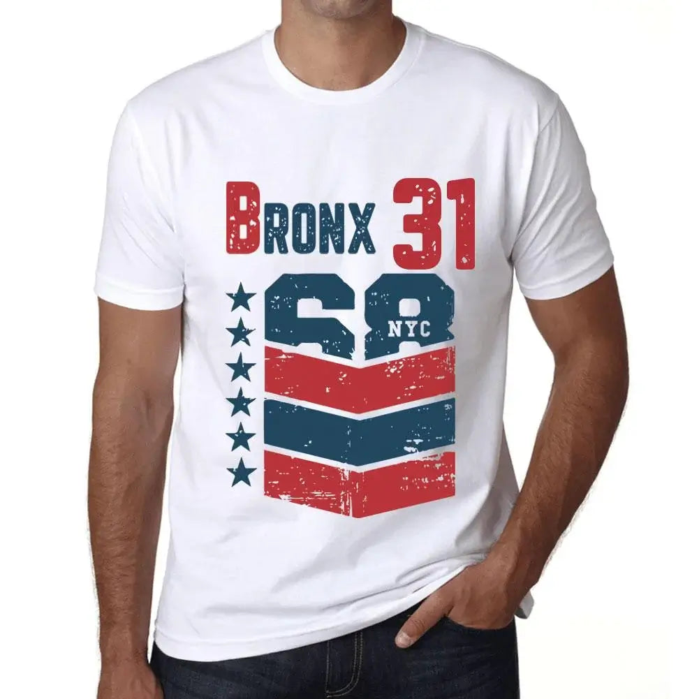 Men's Graphic T-Shirt Bronx 31 31st Birthday Anniversary 31 Year Old Gift 1993 Vintage Eco-Friendly Short Sleeve Novelty Tee