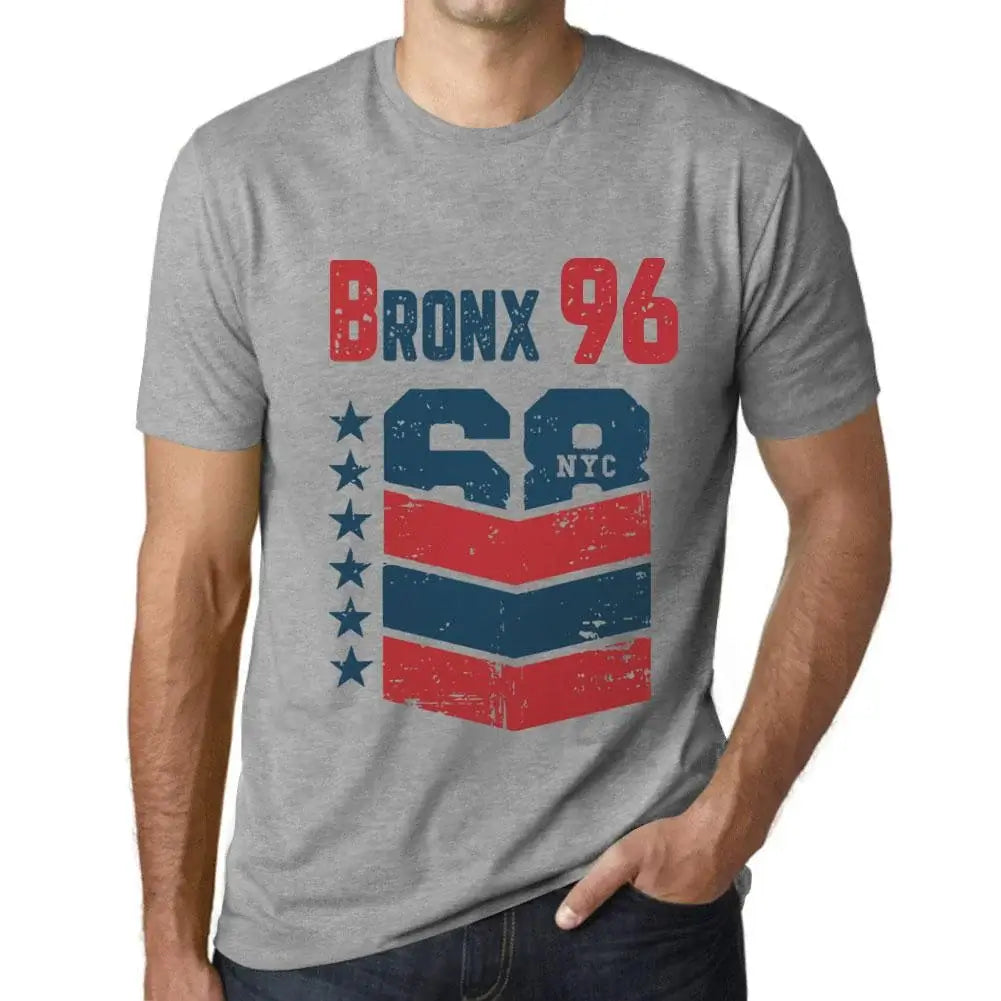 Men's Graphic T-Shirt Bronx 96 96th Birthday Anniversary 96 Year Old Gift 1928 Vintage Eco-Friendly Short Sleeve Novelty Tee