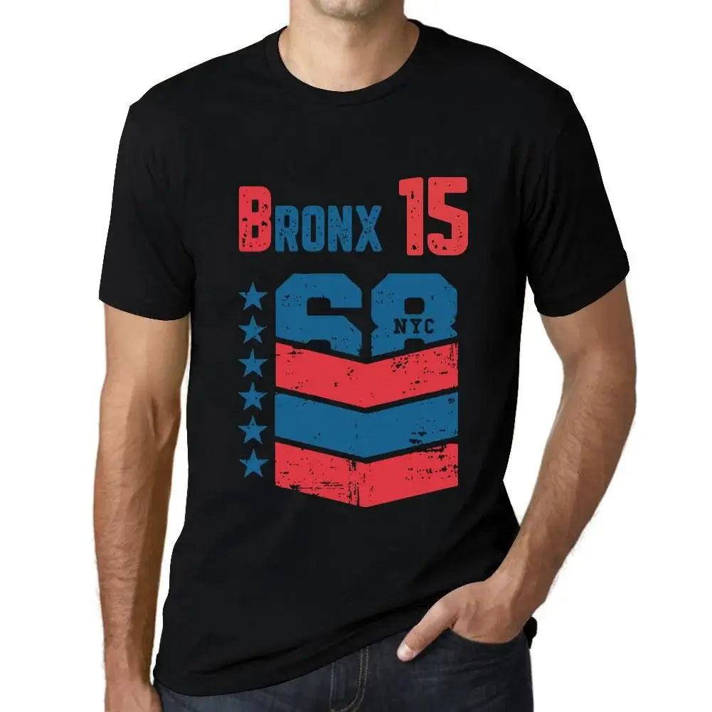 Men's Graphic T-Shirt Bronx 15 15th Birthday Anniversary 15 Year Old Gift 2009 Vintage Eco-Friendly Short Sleeve Novelty Tee