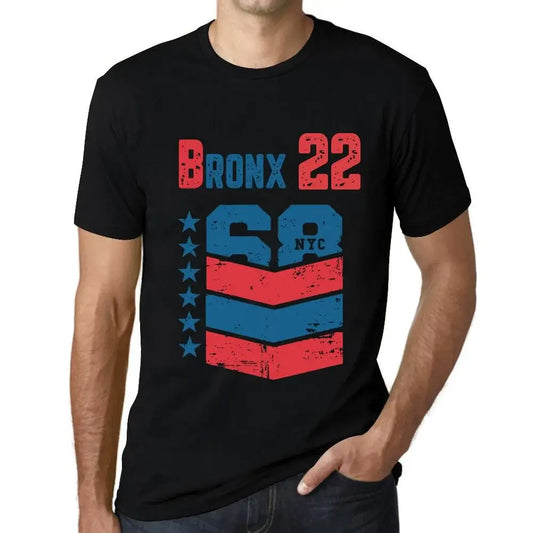 Men's Graphic T-Shirt Bronx 22 22nd Birthday Anniversary 22 Year Old Gift 2002 Vintage Eco-Friendly Short Sleeve Novelty Tee