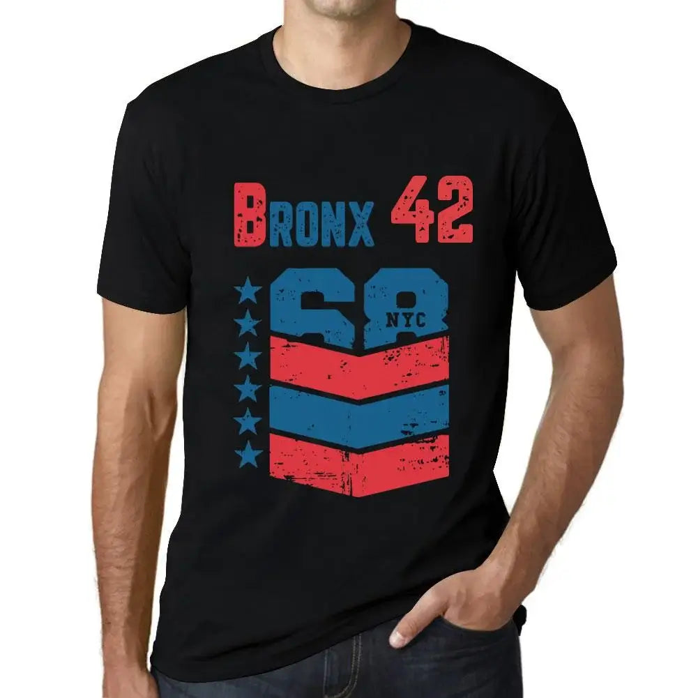 Men's Graphic T-Shirt Bronx 42 42nd Birthday Anniversary 42 Year Old Gift 1982 Vintage Eco-Friendly Short Sleeve Novelty Tee