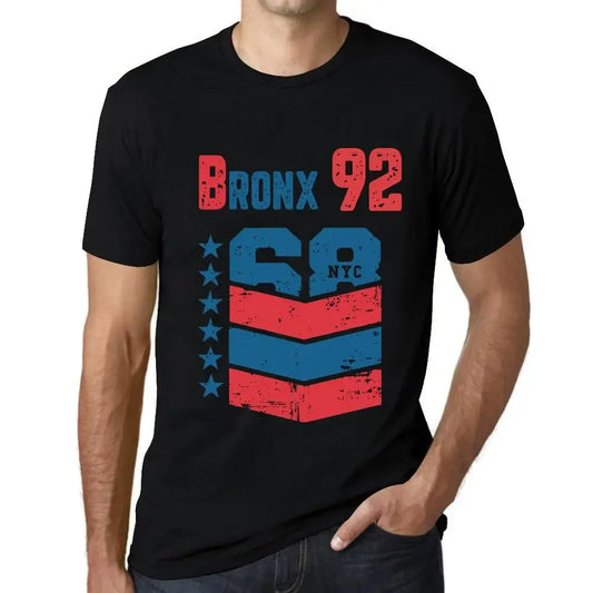 Men's Graphic T-Shirt Bronx 92 92nd Birthday Anniversary 92 Year Old Gift 1932 Vintage Eco-Friendly Short Sleeve Novelty Tee