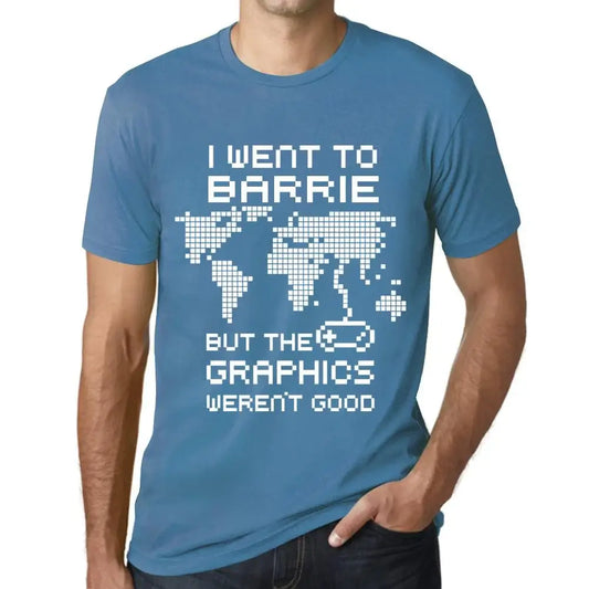 Men's Graphic T-Shirt I Went To Barrie But The Graphics Weren’t Good Eco-Friendly Limited Edition Short Sleeve Tee-Shirt Vintage Birthday Gift Novelty