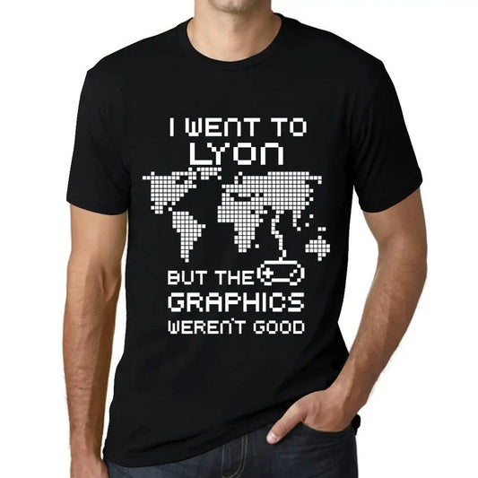 Men's Graphic T-Shirt I Went To Lyon But The Graphics Weren’t Good Eco-Friendly Limited Edition Short Sleeve Tee-Shirt Vintage Birthday Gift Novelty