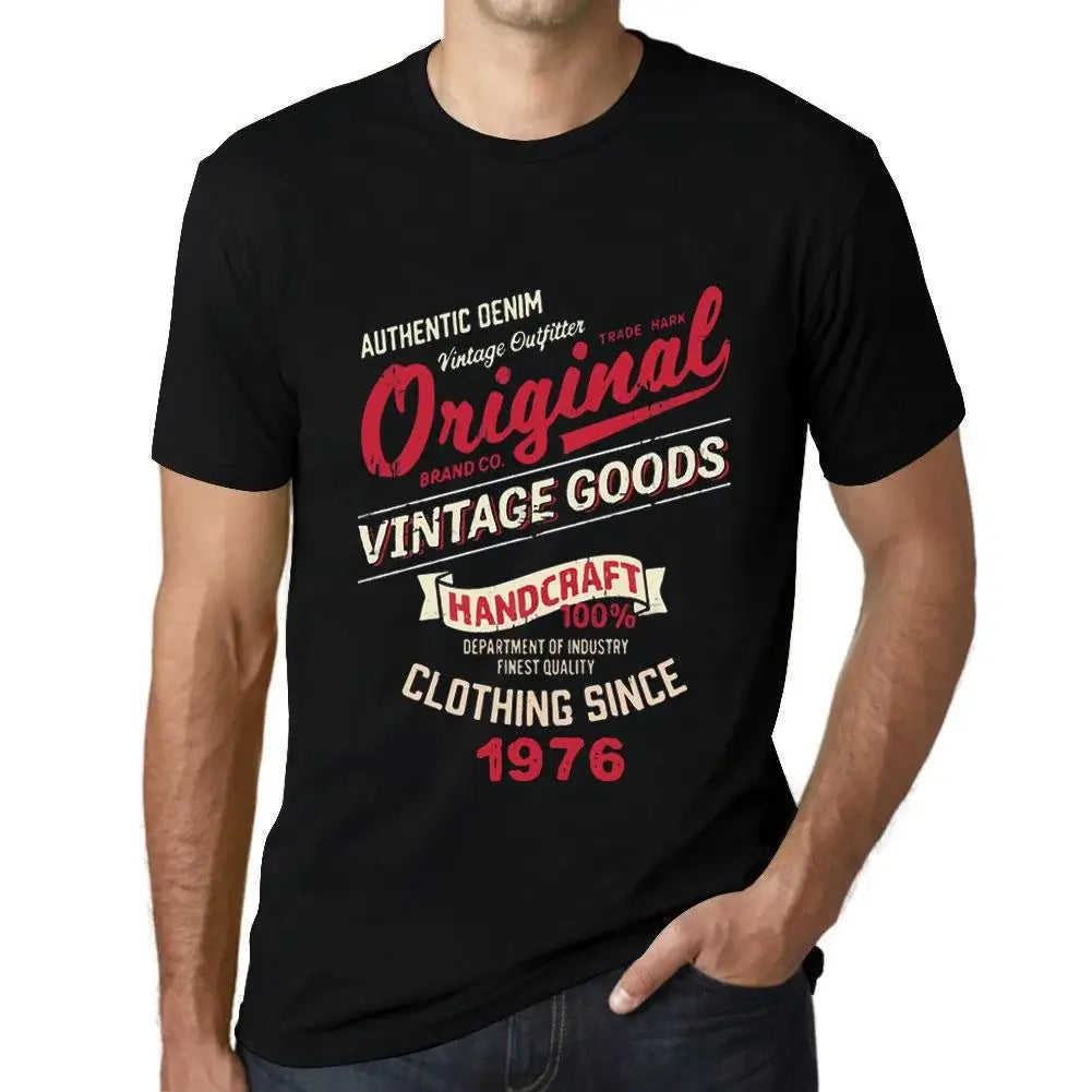 Men's Graphic T-Shirt Original Vintage Clothing Since 1976 48th Birthday Anniversary 48 Year Old Gift 1976 Vintage Eco-Friendly Short Sleeve Novelty Tee