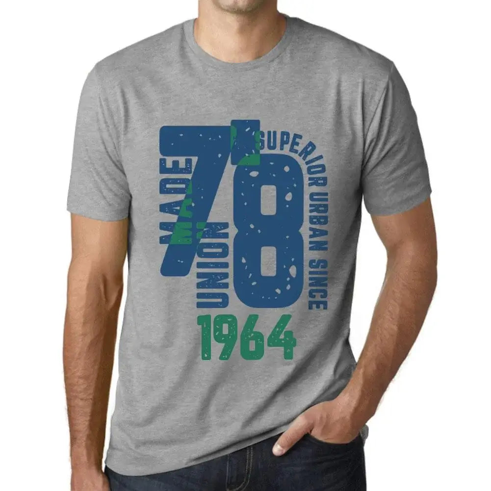 Men's Graphic T-Shirt Superior Urban Style Since 1964 60th Birthday Anniversary 60 Year Old Gift 1964 Vintage Eco-Friendly Short Sleeve Novelty Tee