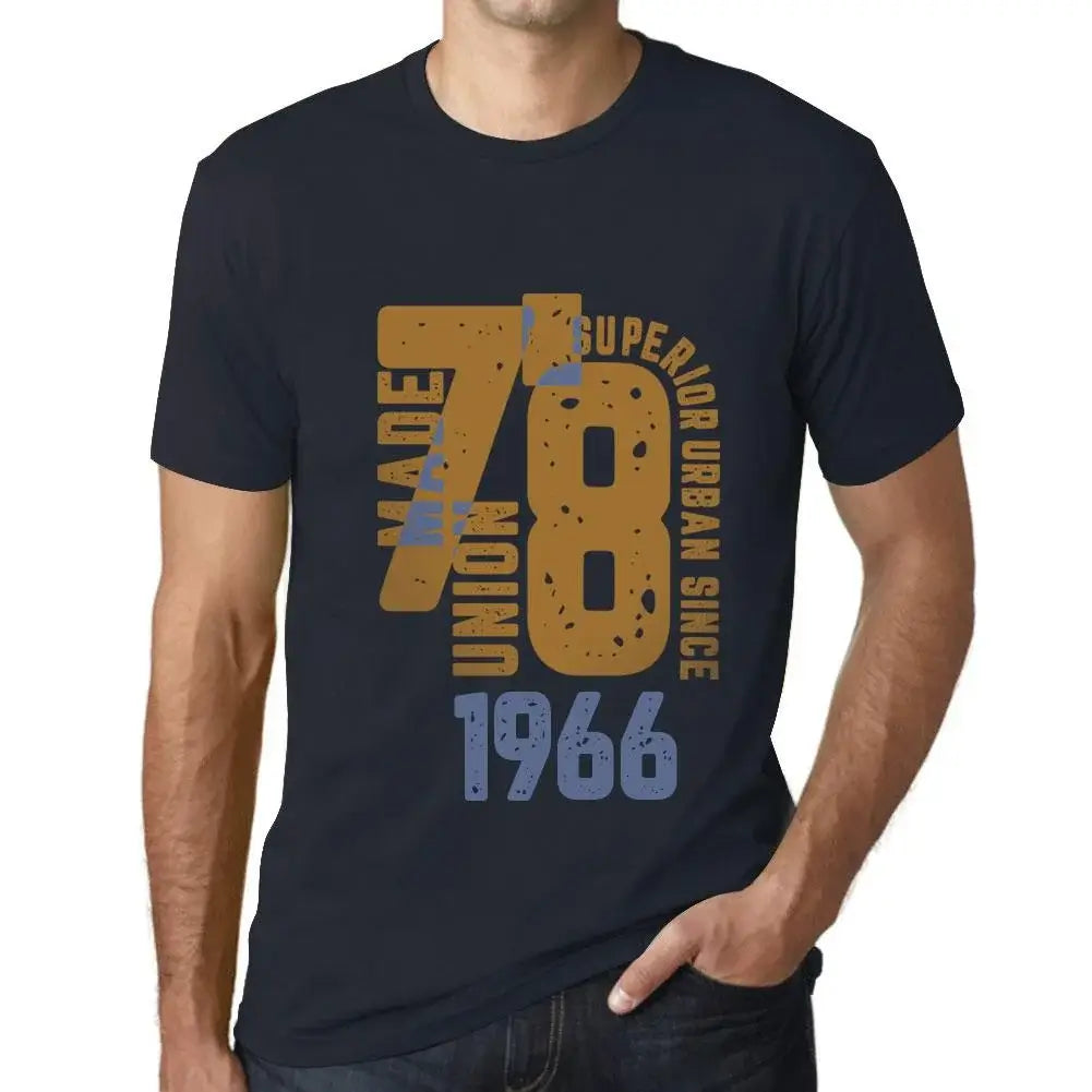 Men's Graphic T-Shirt Superior Urban Style Since 1966 58th Birthday Anniversary 58 Year Old Gift 1966 Vintage Eco-Friendly Short Sleeve Novelty Tee