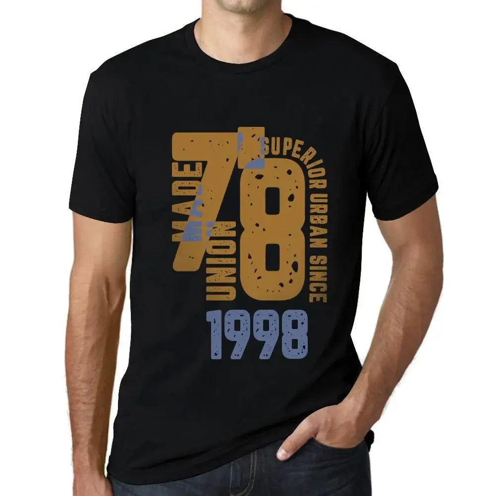 Men's Graphic T-Shirt Superior Urban Style Since 1998 26th Birthday Anniversary 26 Year Old Gift 1998 Vintage Eco-Friendly Short Sleeve Novelty Tee