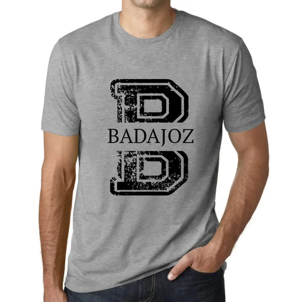 Men's Graphic T-Shirt Badajoz Eco-Friendly Limited Edition Short Sleeve Tee-Shirt Vintage Birthday Gift Novelty