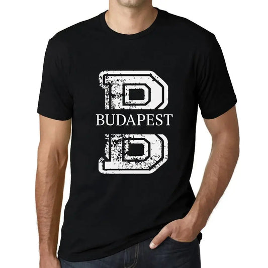 Men's Graphic T-Shirt Budapest Eco-Friendly Limited Edition Short Sleeve Tee-Shirt Vintage Birthday Gift Novelty
