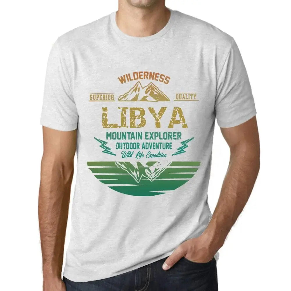 Men's Graphic T-Shirt Outdoor Adventure, Wilderness, Mountain Explorer Libya Eco-Friendly Limited Edition Short Sleeve Tee-Shirt Vintage Birthday Gift Novelty