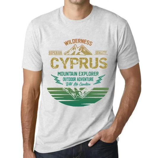 Men's Graphic T-Shirt Outdoor Adventure, Wilderness, Mountain Explorer Cyprus Eco-Friendly Limited Edition Short Sleeve Tee-Shirt Vintage Birthday Gift Novelty