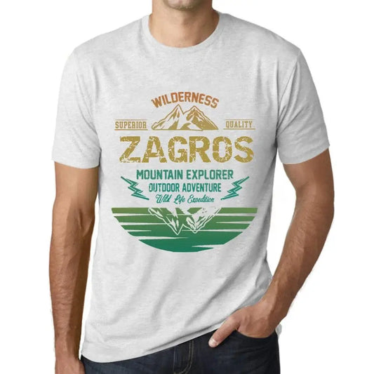 Men's Graphic T-Shirt Outdoor Adventure, Wilderness, Mountain Explorer Zagros Eco-Friendly Limited Edition Short Sleeve Tee-Shirt Vintage Birthday Gift Novelty