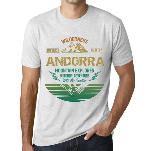 Men's Graphic T-Shirt Outdoor Adventure, Wilderness, Mountain Explorer Andorra Eco-Friendly Limited Edition Short Sleeve Tee-Shirt Vintage Birthday Gift Novelty