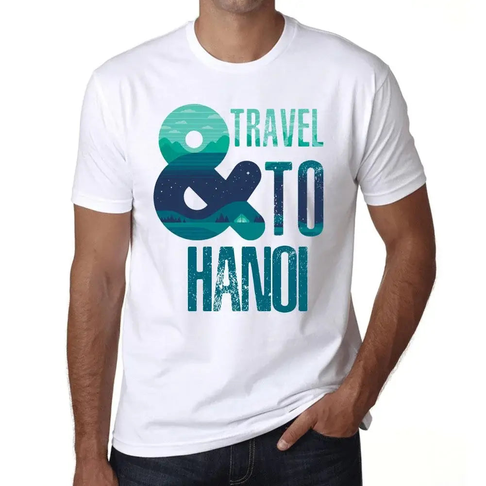 Men's Graphic T-Shirt And Travel To Hanoi Eco-Friendly Limited Edition Short Sleeve Tee-Shirt Vintage Birthday Gift Novelty