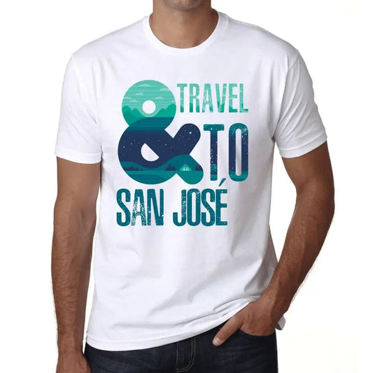 Men's Graphic T-Shirt And Travel To San José Eco-Friendly Limited Edition Short Sleeve Tee-Shirt Vintage Birthday Gift Novelty