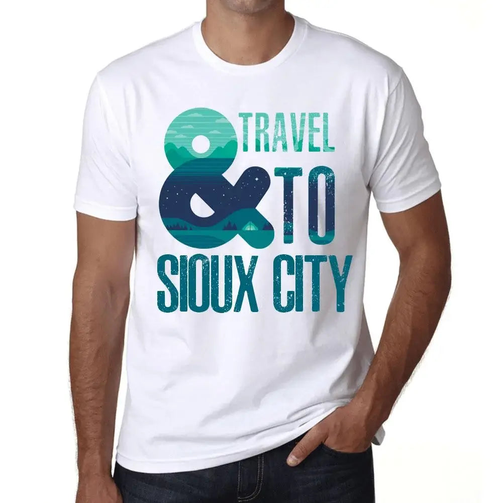 Men's Graphic T-Shirt And Travel To Sioux City Eco-Friendly Limited Edition Short Sleeve Tee-Shirt Vintage Birthday Gift Novelty