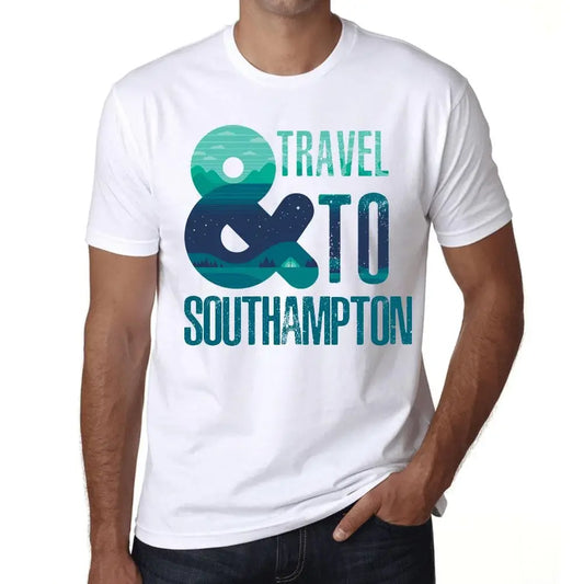 Men's Graphic T-Shirt And Travel To Southampton Eco-Friendly Limited Edition Short Sleeve Tee-Shirt Vintage Birthday Gift Novelty