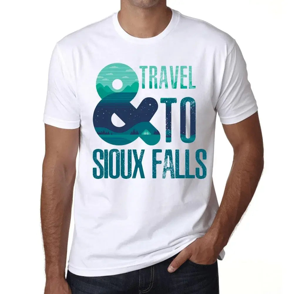 Men's Graphic T-Shirt And Travel To Sioux Falls Eco-Friendly Limited Edition Short Sleeve Tee-Shirt Vintage Birthday Gift Novelty