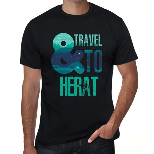 Men's Graphic T-Shirt And Travel To Herat Eco-Friendly Limited Edition Short Sleeve Tee-Shirt Vintage Birthday Gift Novelty