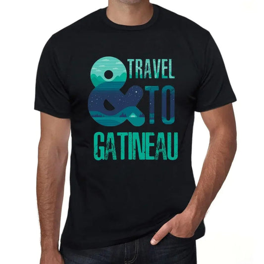 Men's Graphic T-Shirt And Travel To Gatineau Eco-Friendly Limited Edition Short Sleeve Tee-Shirt Vintage Birthday Gift Novelty