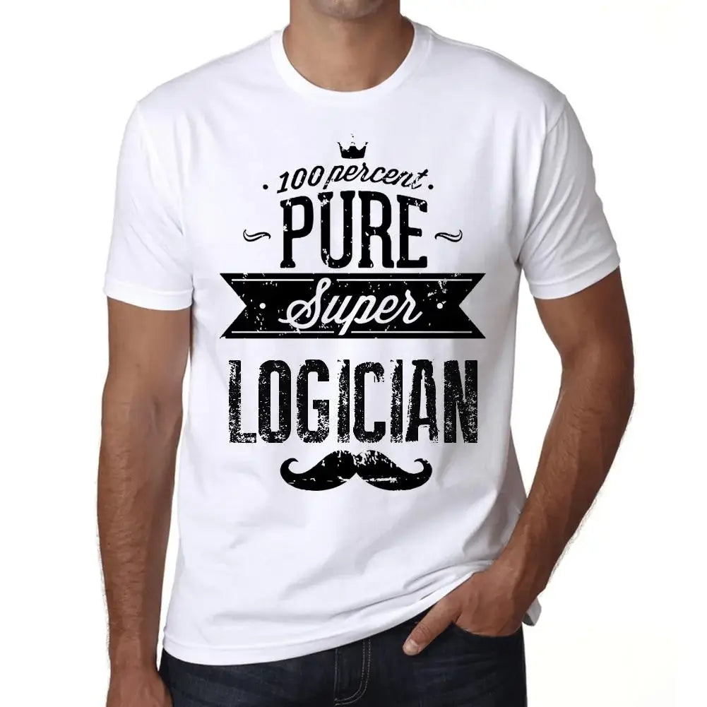 Men's Graphic T-Shirt 100% Pure Super Logician Eco-Friendly Limited Edition Short Sleeve Tee-Shirt Vintage Birthday Gift Novelty