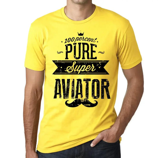 Men's Graphic T-Shirt 100% Pure Super Aviator Eco-Friendly Limited Edition Short Sleeve Tee-Shirt Vintage Birthday Gift Novelty