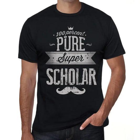 Men's Graphic T-Shirt 100% Pure Super Scholar Eco-Friendly Limited Edition Short Sleeve Tee-Shirt Vintage Birthday Gift Novelty