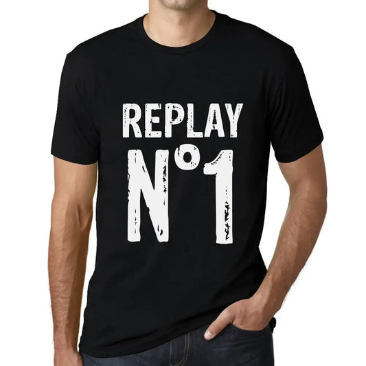 Men's Graphic T-Shirt Replay No 1 Eco-Friendly Limited Edition Short Sleeve Tee-Shirt Vintage Birthday Gift Novelty