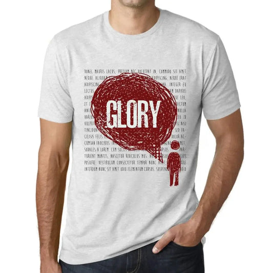 Men's Graphic T-Shirt Thoughts Glory Eco-Friendly Limited Edition Short Sleeve Tee-Shirt Vintage Birthday Gift Novelty