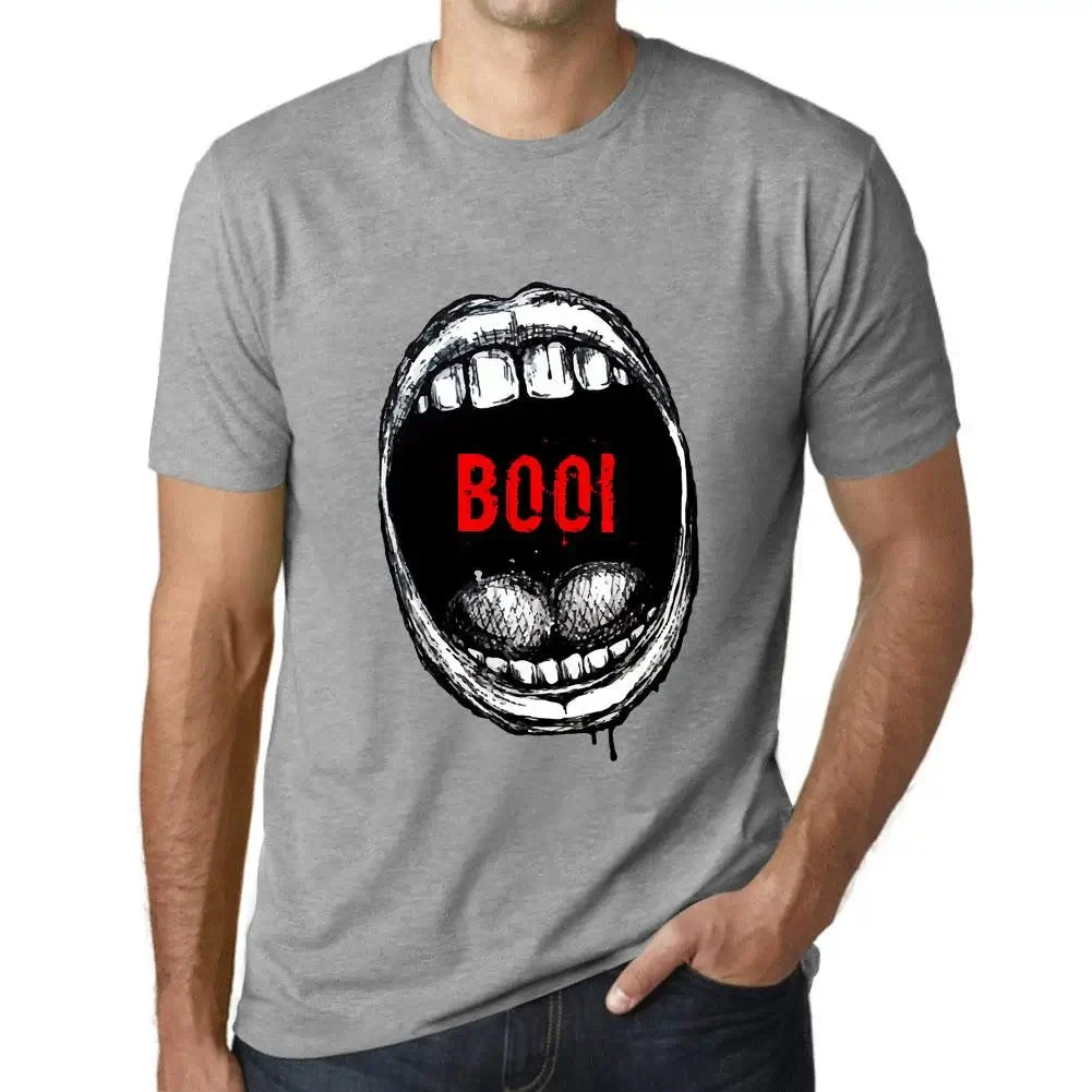 Men's Graphic T-Shirt Mouth Expressions Boo! Eco-Friendly Limited Edition Short Sleeve Tee-Shirt Vintage Birthday Gift Novelty