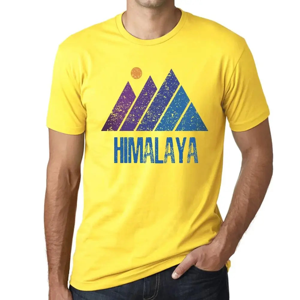 Men's Graphic T-Shirt Mountain Himalaya Eco-Friendly Limited Edition Short Sleeve Tee-Shirt Vintage Birthday Gift Novelty