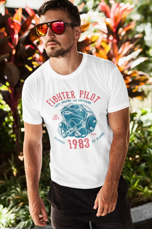 ULTRABASIC Herren T-Shirt Kampfpilot seit 1983 – Air Force Jet Plane T-Shirt