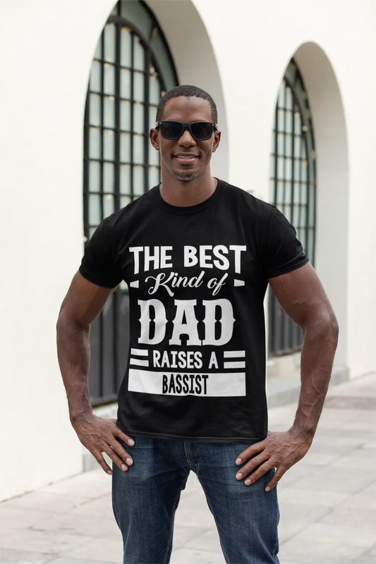 ULTRABASIC Herren-Grafik-T-Shirt „Vater erzieht einen Bassisten“.