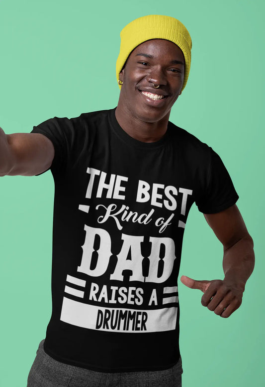 ULTRABASIC Herren-Grafik-T-Shirt „Dad Raises a Drummer“.