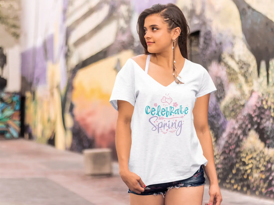 ULTRABASIC Damen T-Shirt Feiern Sie den Frühling – lustiges Vintage-T-Shirt