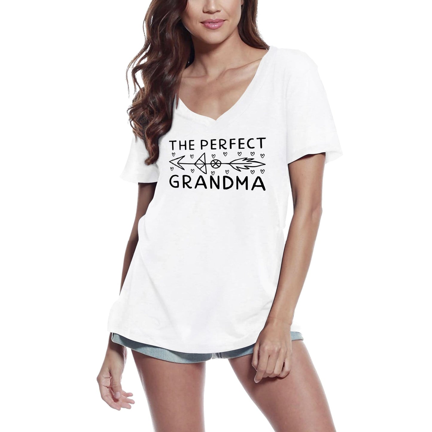 ULTRABASIC Women's T-Shirt The Perfect Grandma - Short Sleeve Tee Shirt Tops