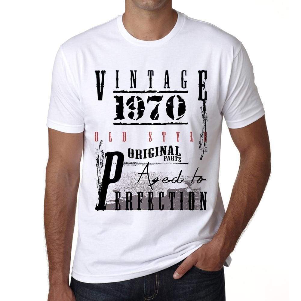 1970,birthday gifts for him,birthday t-shirts,Men's Short Sleeve Round Neck T-shirt - ultrabasic-com