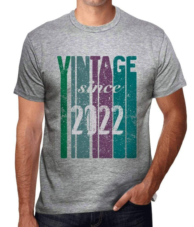 Vintage Men's T-Shirt - Grey - XL