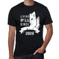 2028, Living Wild Since 2028 Men's T-shirt Black Birthday Gift 00498 - Ultrabasic