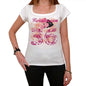 36 Herculaneum City With Number Womens Short Sleeve Round White T-Shirt 00008 - Casual
