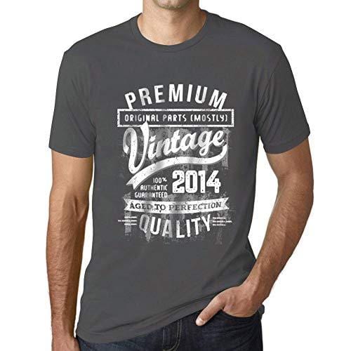 Ultrabasic - Homme T-Shirt Graphique 2014 Aged to Perfection Tee Shirt Cadeau d'anniversaire