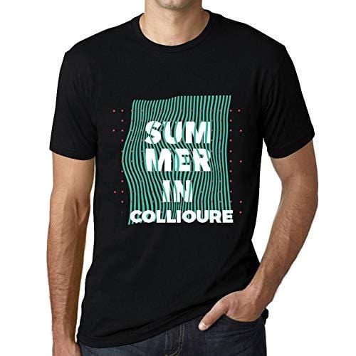 Ultrabasic - Homme Graphique Summer en COLLIOURE Noir Profond