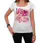 45 Vigo City With Number Womens Short Sleeve Round White T-Shirt 00008 - White / Xs - Casual